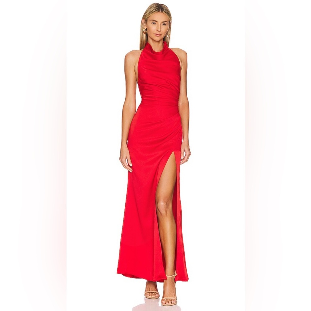 Revolve MISHA Red Gown